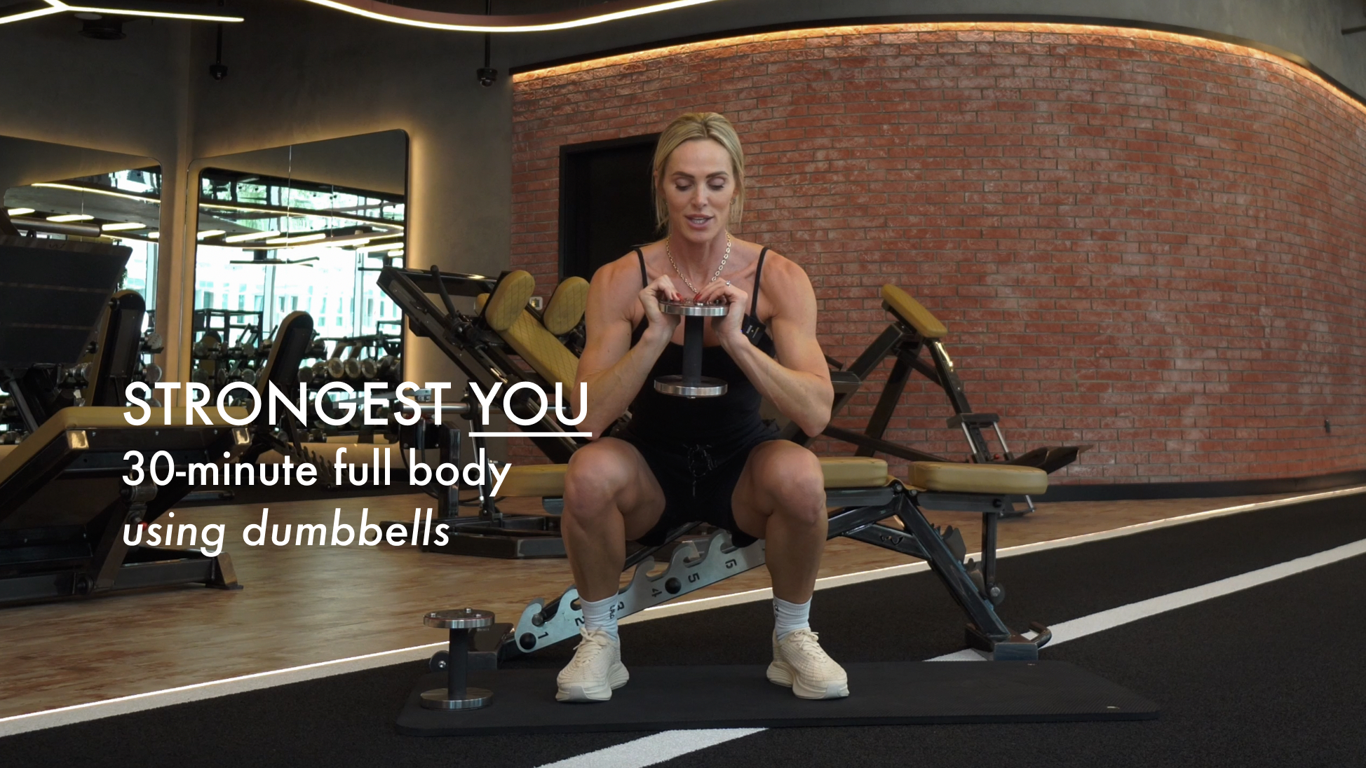 WEEK 2// 30-minute full body using dumbbells