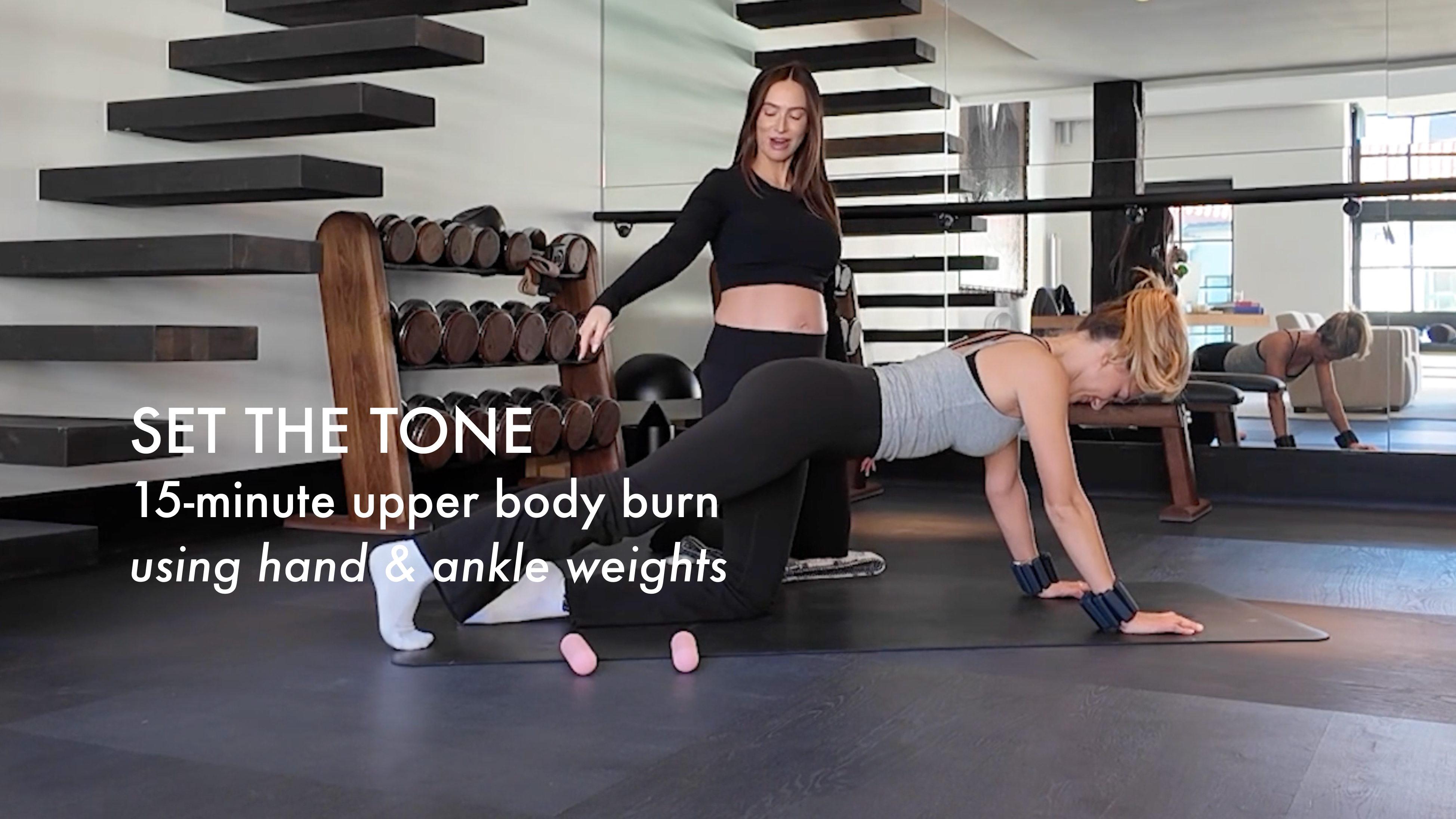 NEW: 15-minute upper body burn using hand & ankle weights