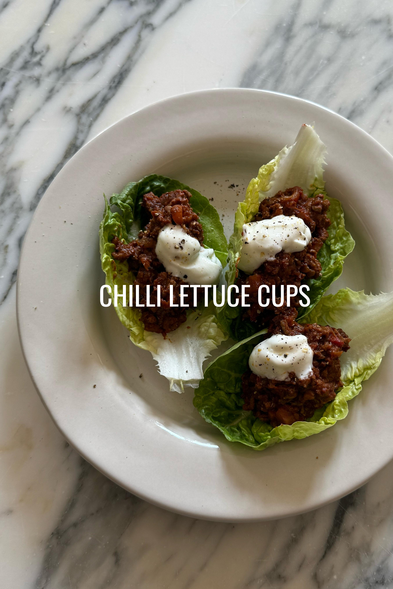 Chilli Lettuce Cups