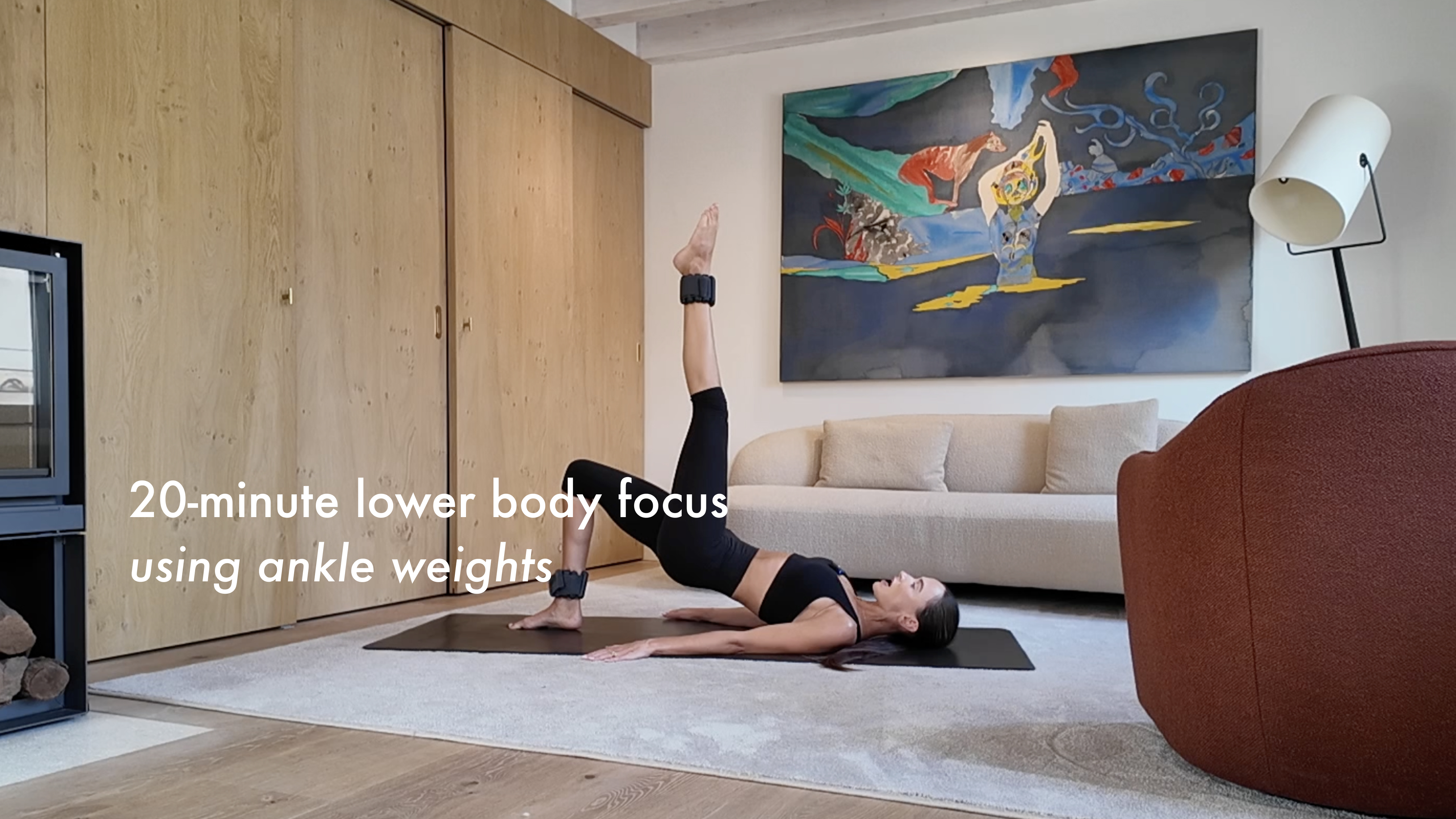 NEW: 20-minute lower body focus using ankle weights