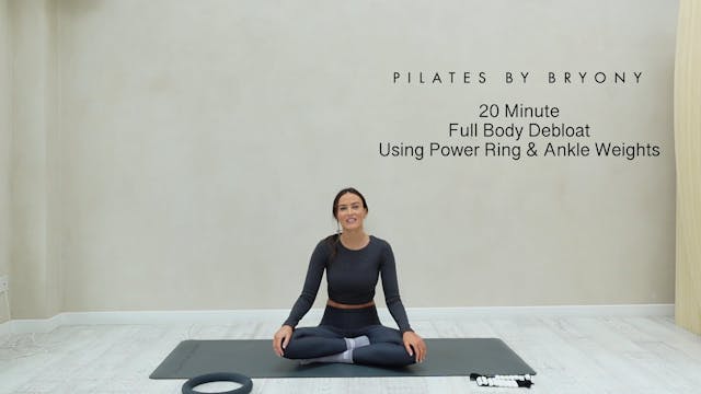 20 minute de-bloat with ring and ankl...