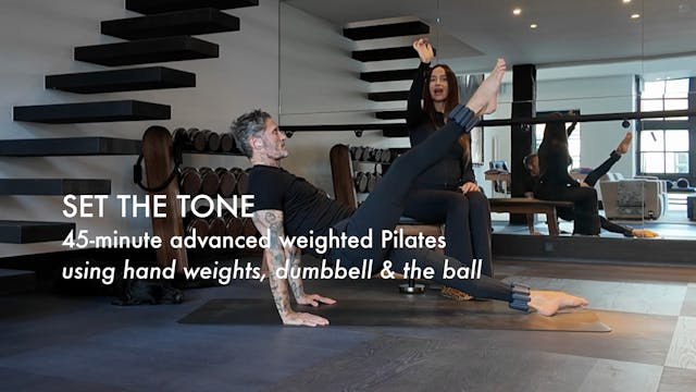 NEW: 45-minute advanced weighted Pila...