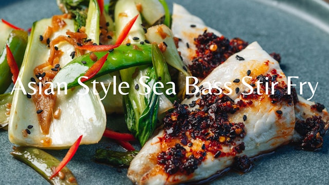 Asian Style Sea Bass Stir Fry
