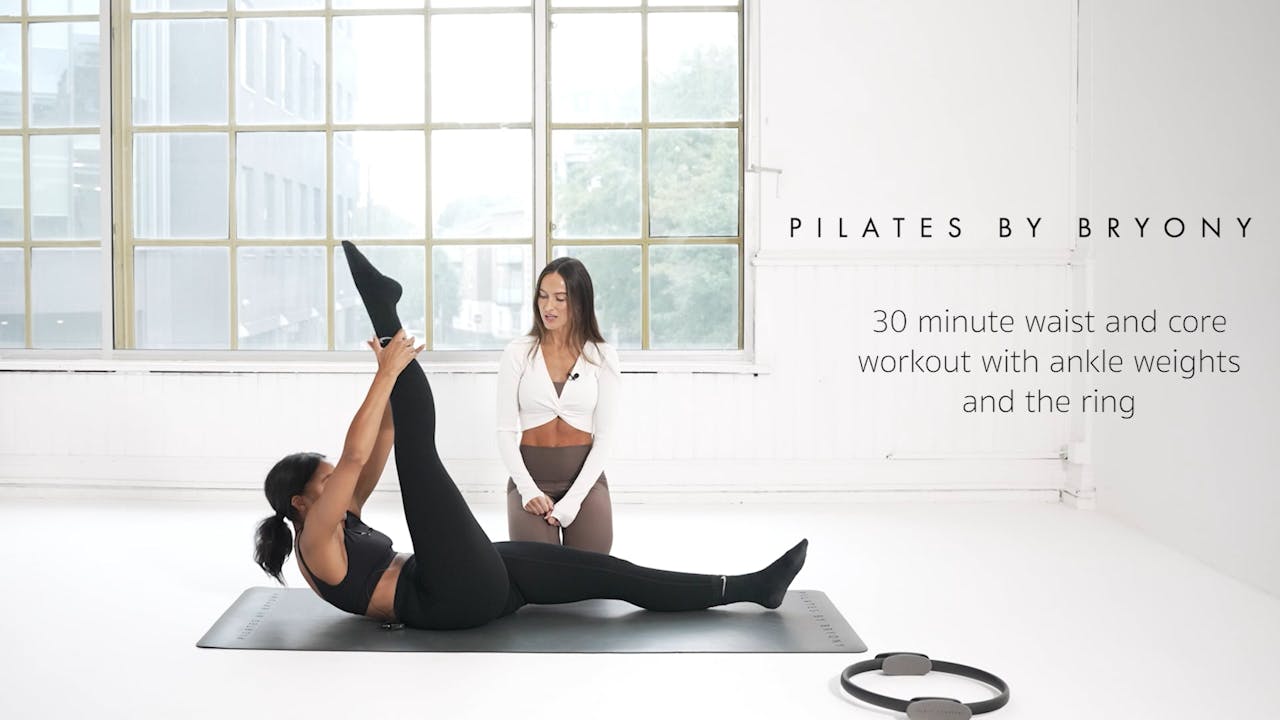 30 minute waist and core workout with ankle weights and the ring - The ...