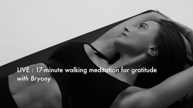 NEW : 17-minute walking meditation fo...