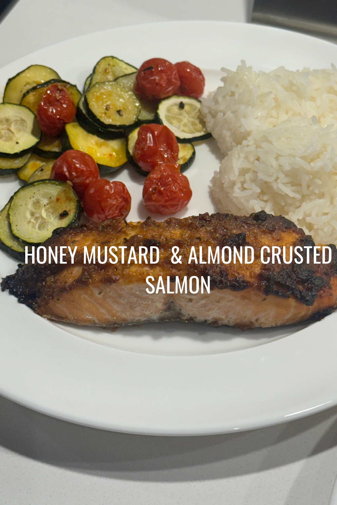 Honey Mustard & Almond Crusted Salmon