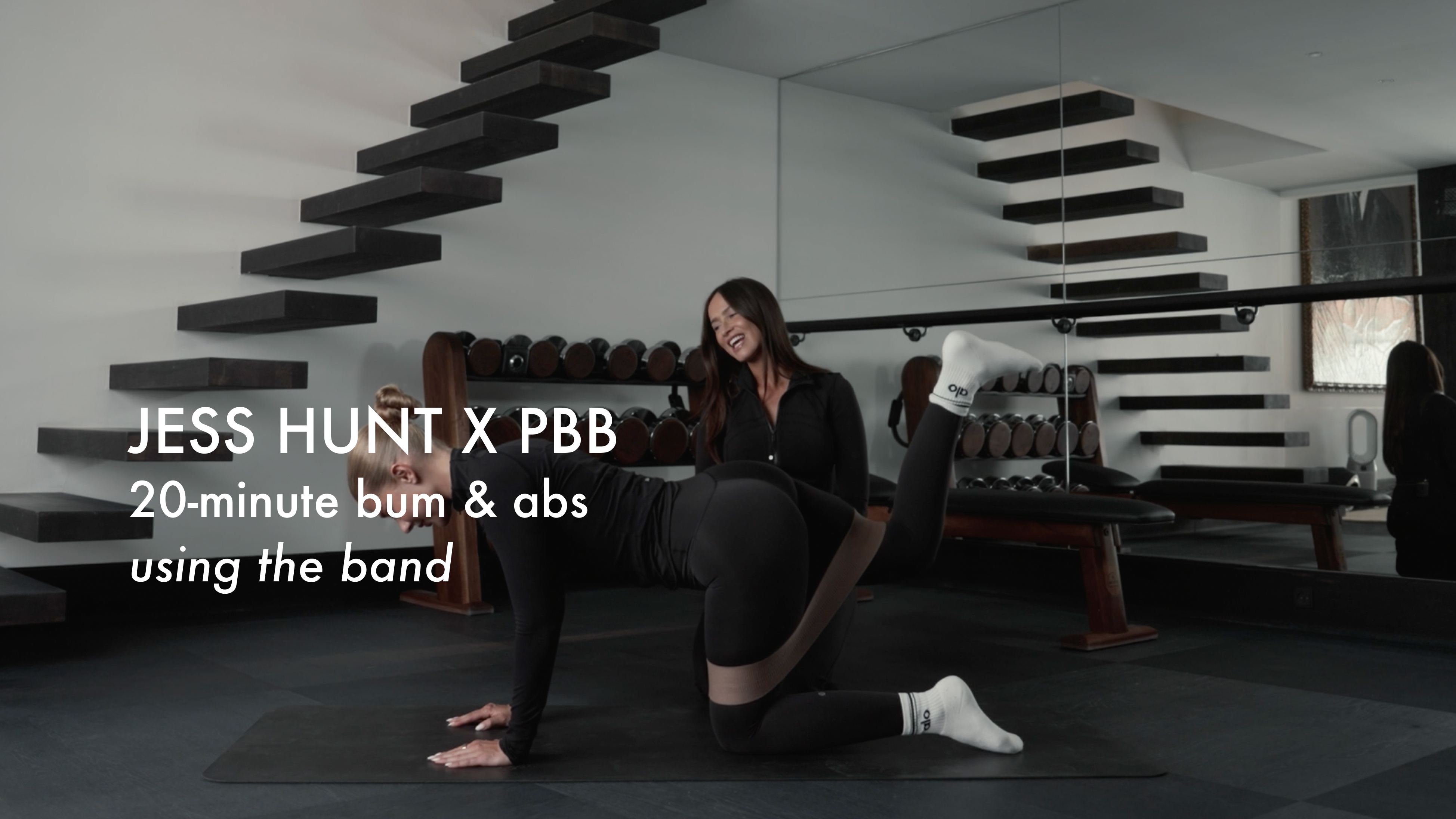 NEW WITH JESS: 20-minute bum & abs using the band
