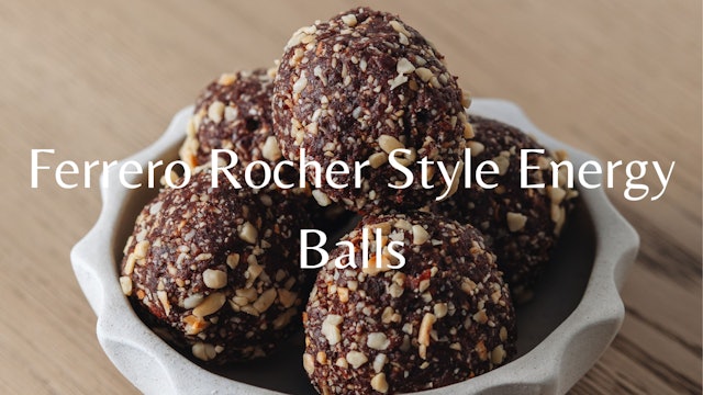 Ferrero Rocher Style Energy Balls