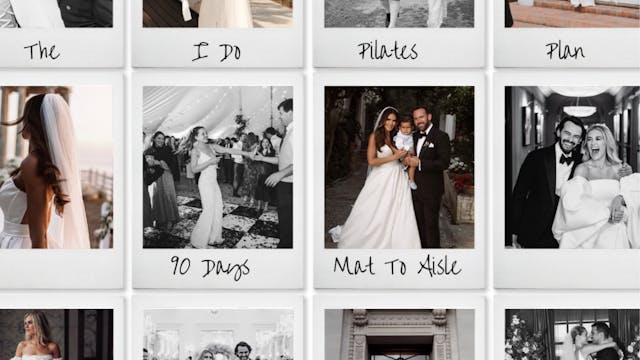 The "I Do" Pilates Plan