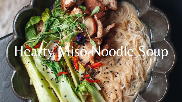 Hearty Miso Noodle Soup