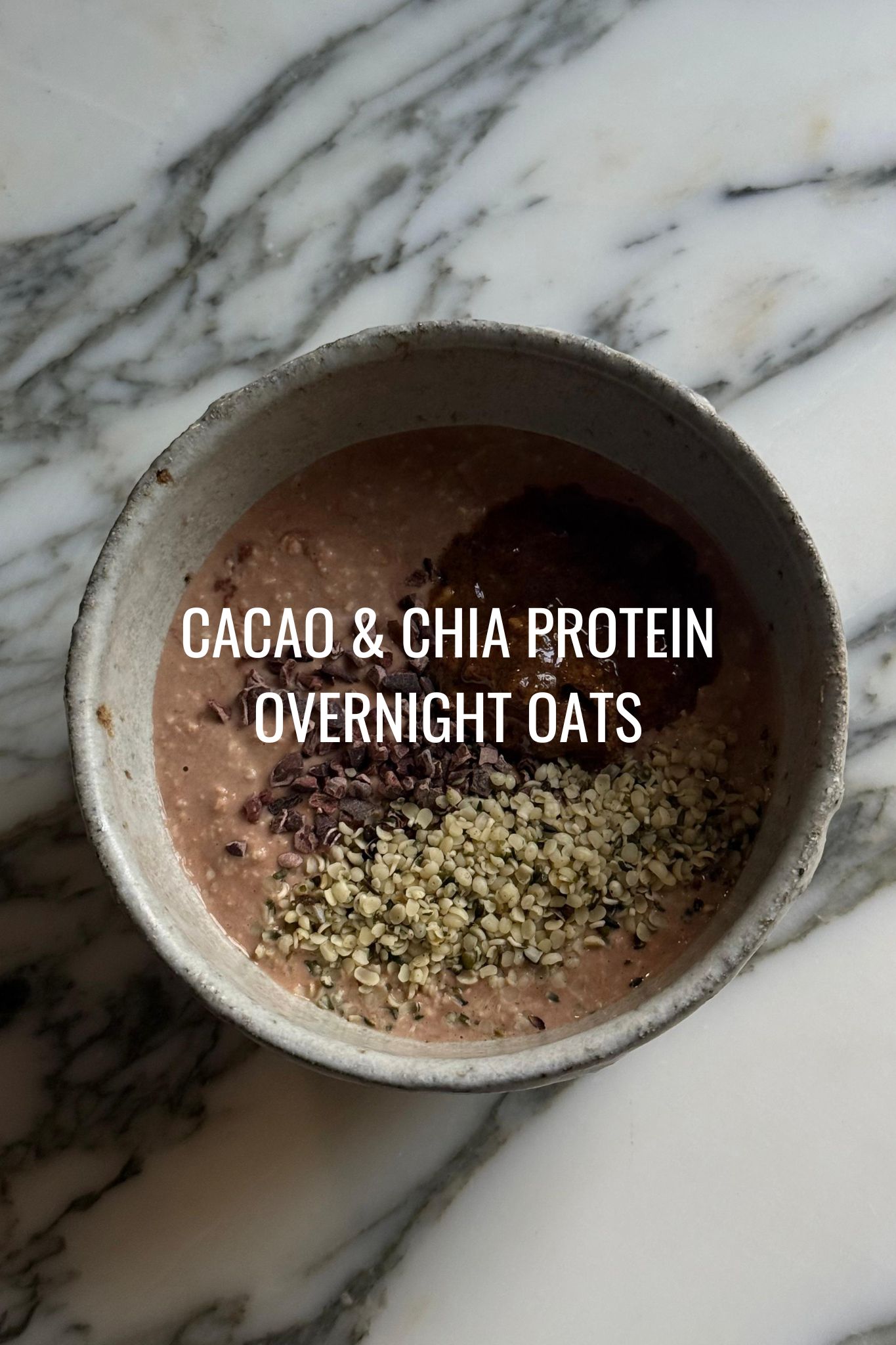 NEW: Cacao & Chia Protein Overnight Oats