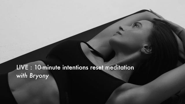 NEW: 10-minute intentions reset medit...