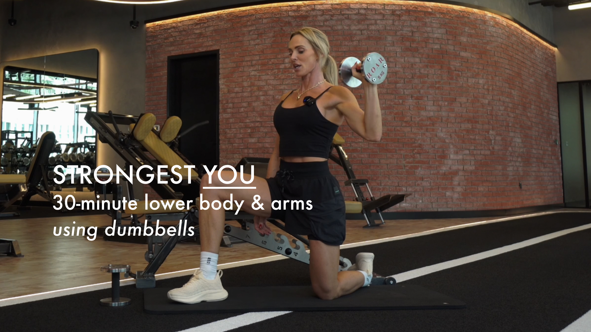 NEW: WEEK 3// 30-minute lower body & arms using dumbbells