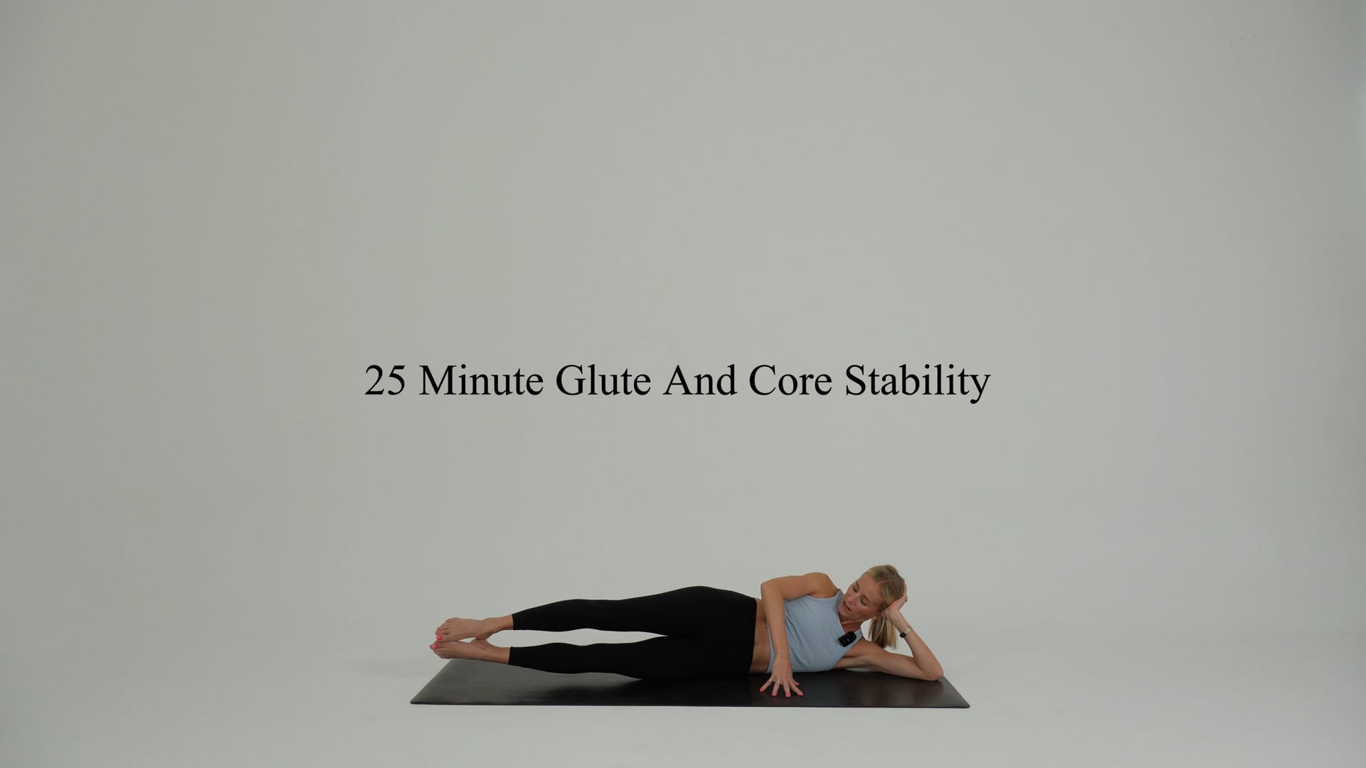 25 minute glute and core stability