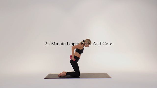 25 minute upper body and core using h...