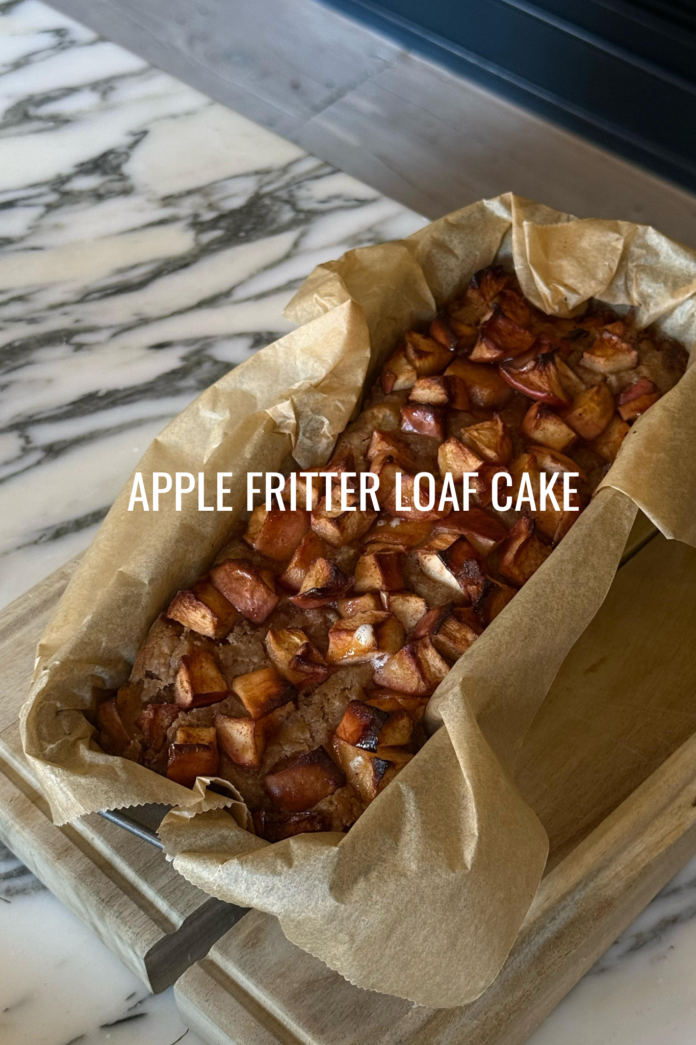 Apple Fritter Loaf Cake