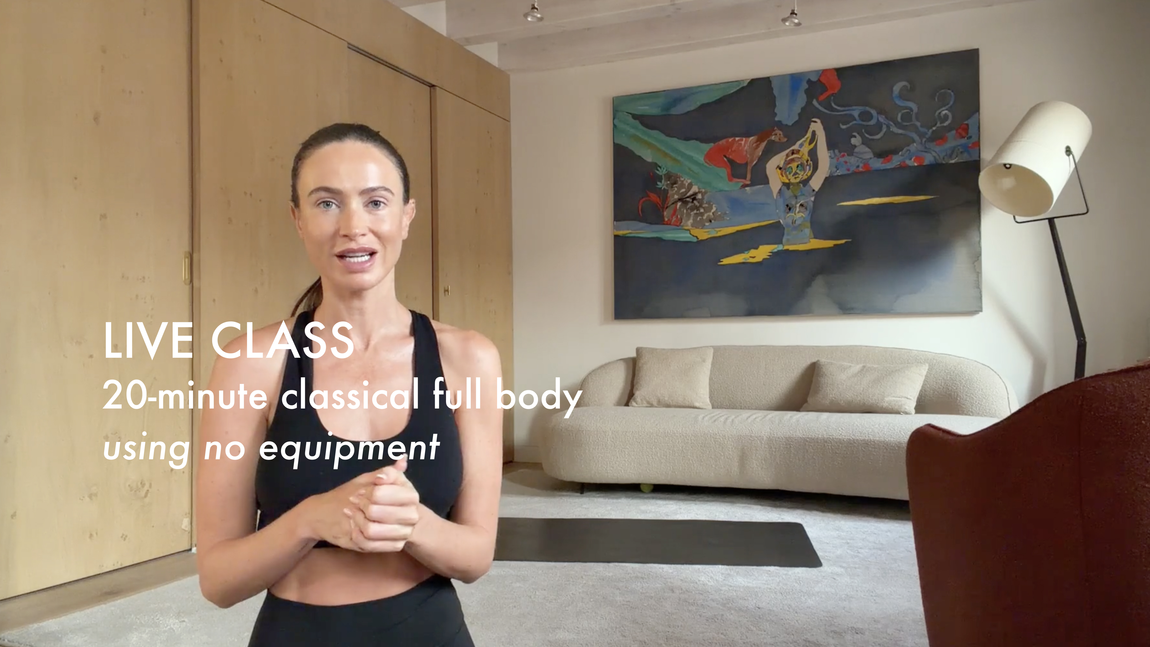 NEW LIVE: 20 minute classical full body using no equipment