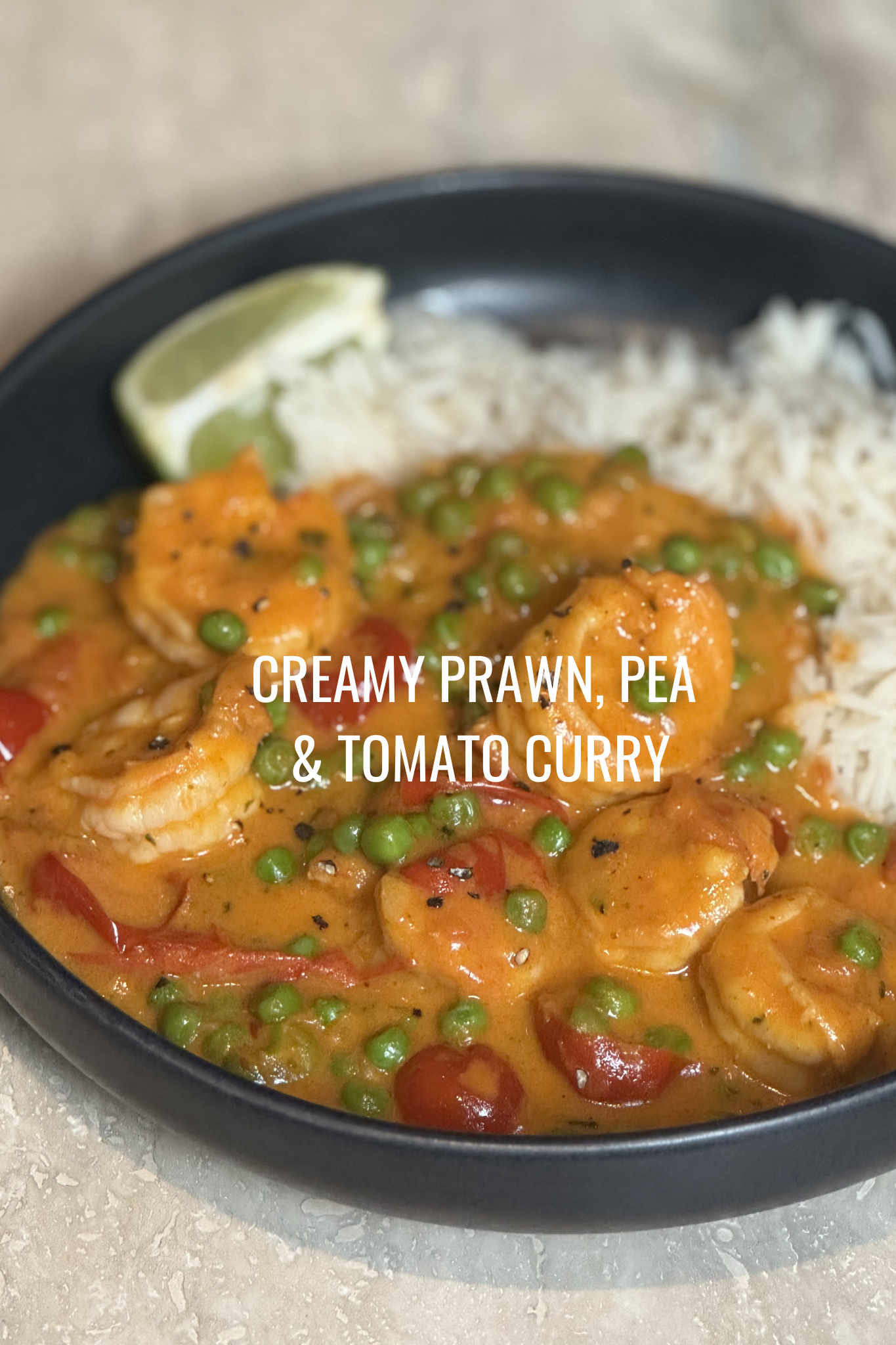 Creamy Prawn, Pea & Tomato Curry