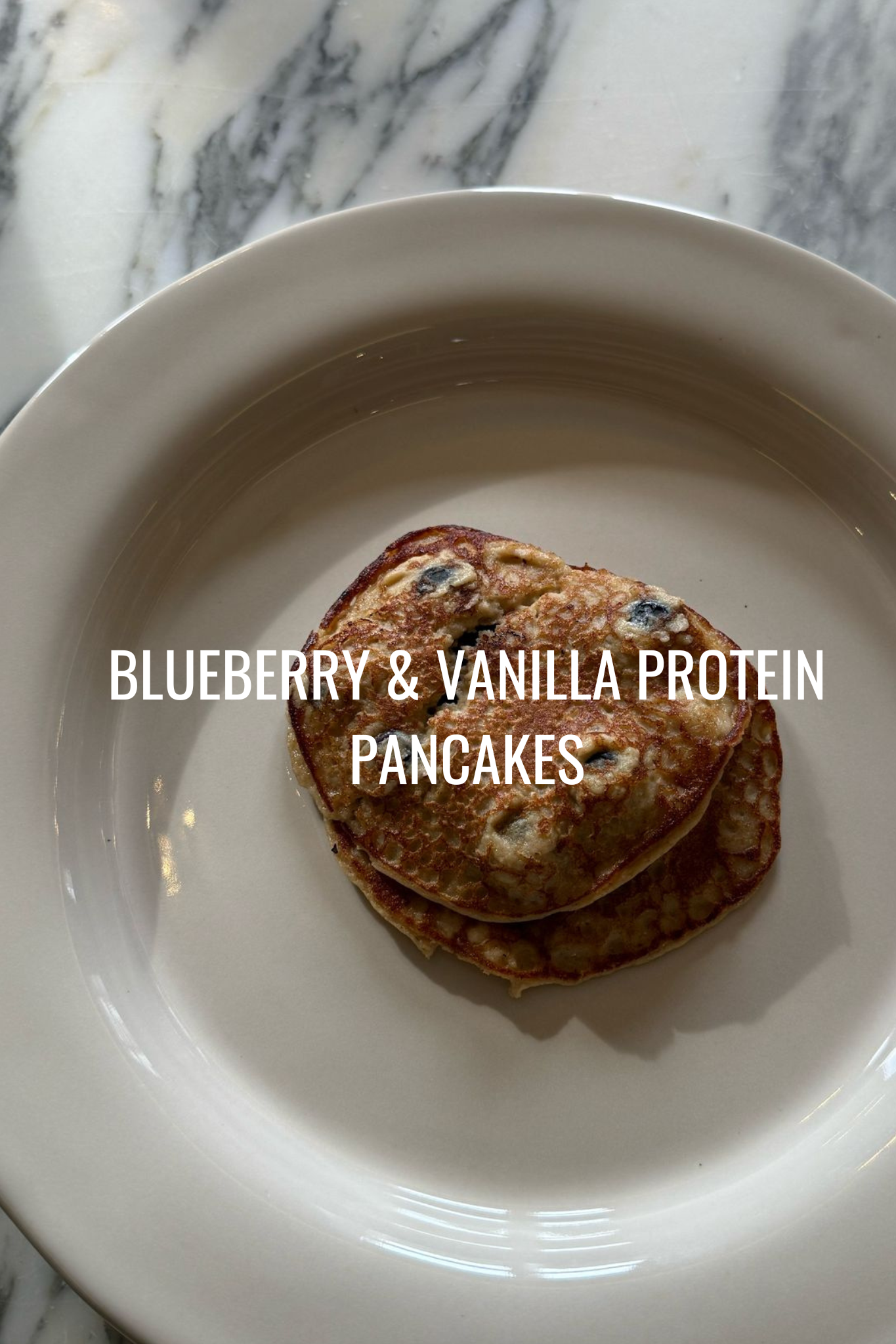 Blueberry & Vanilla Protein Pancakes 