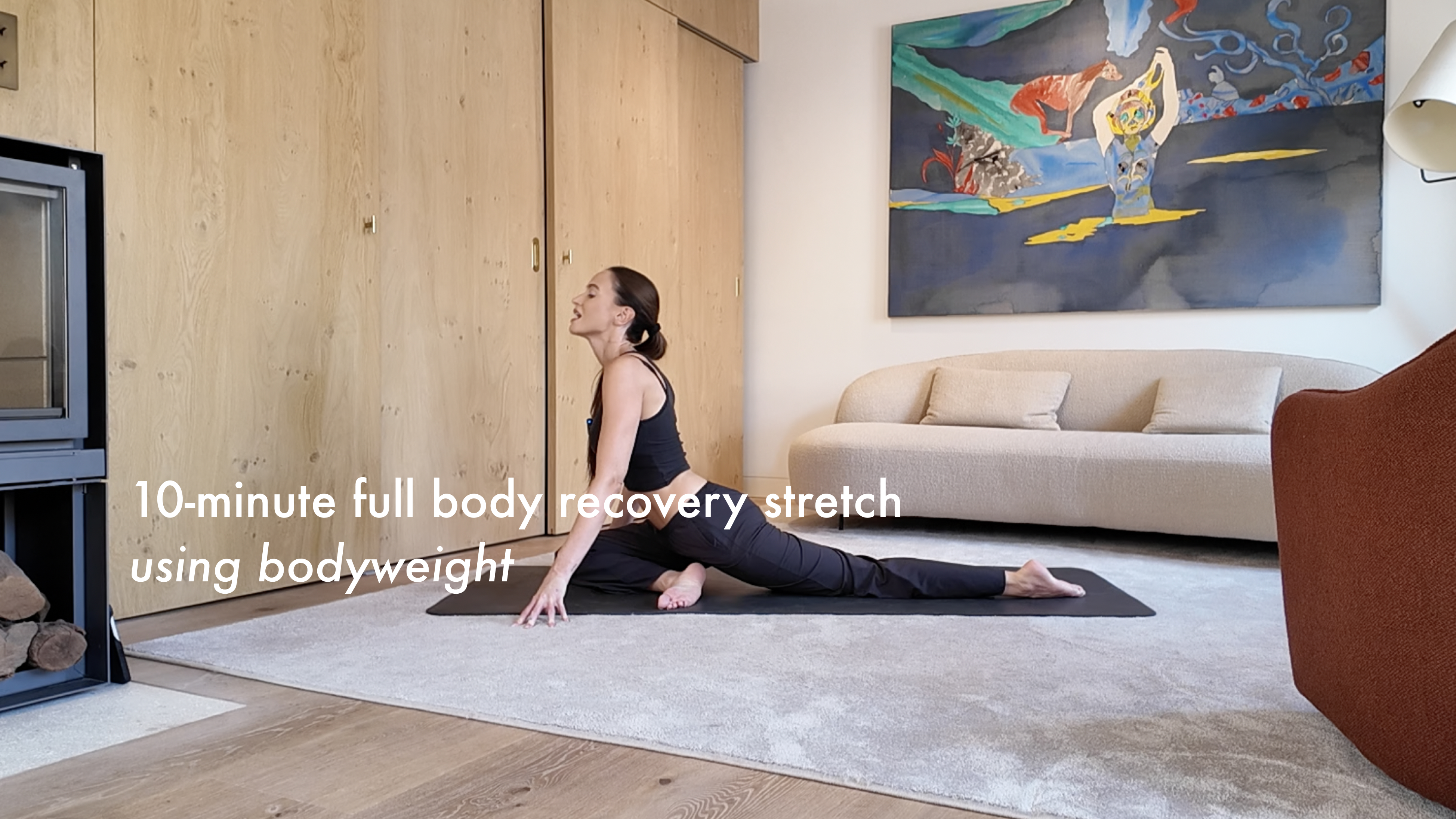 NEW: 10-minute full body recovery stretch using bodyweight