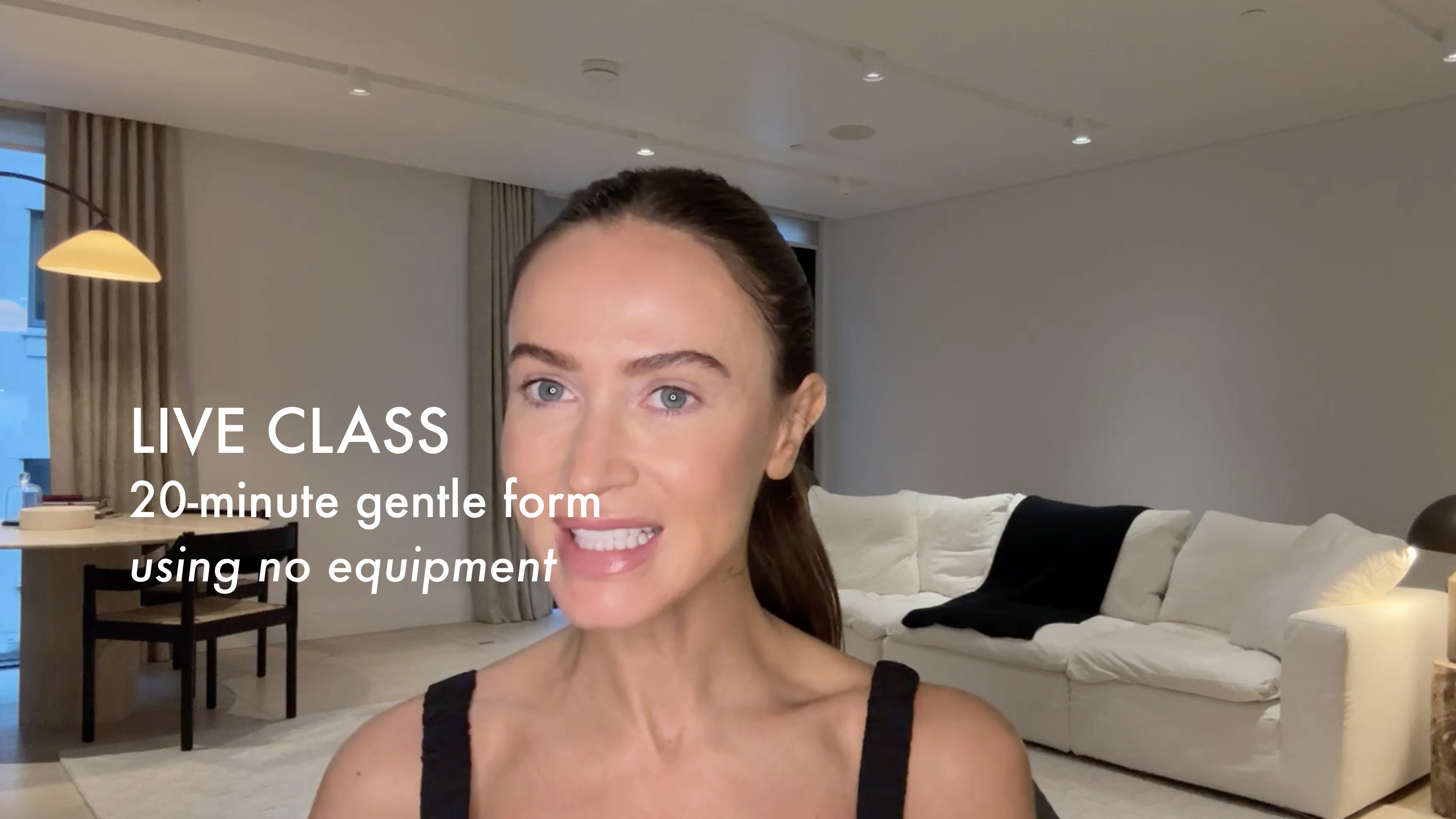 LIVE: 20-minute gentle form using no equipment