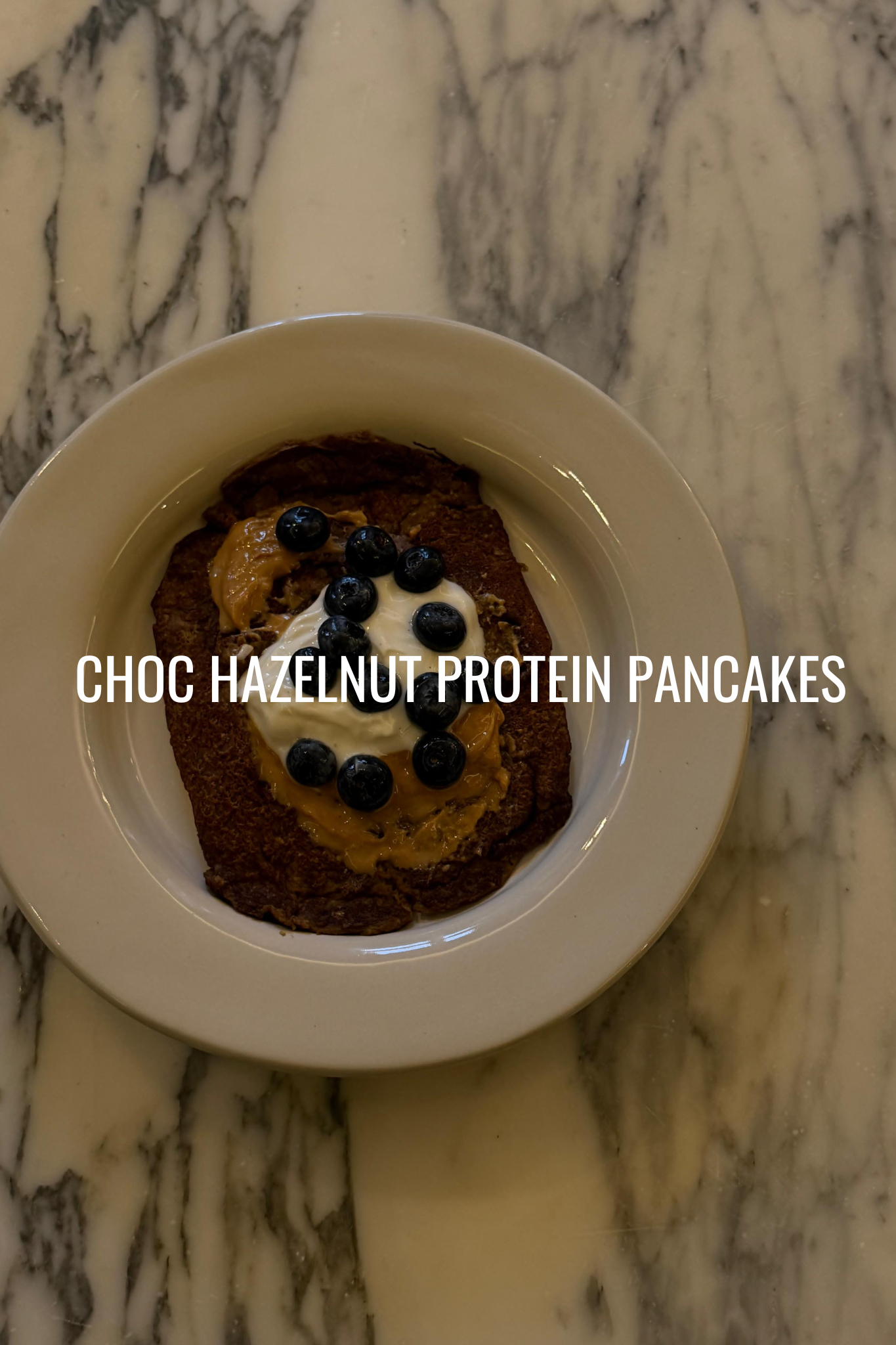 Choc Hazelnut Protein Pancakes
