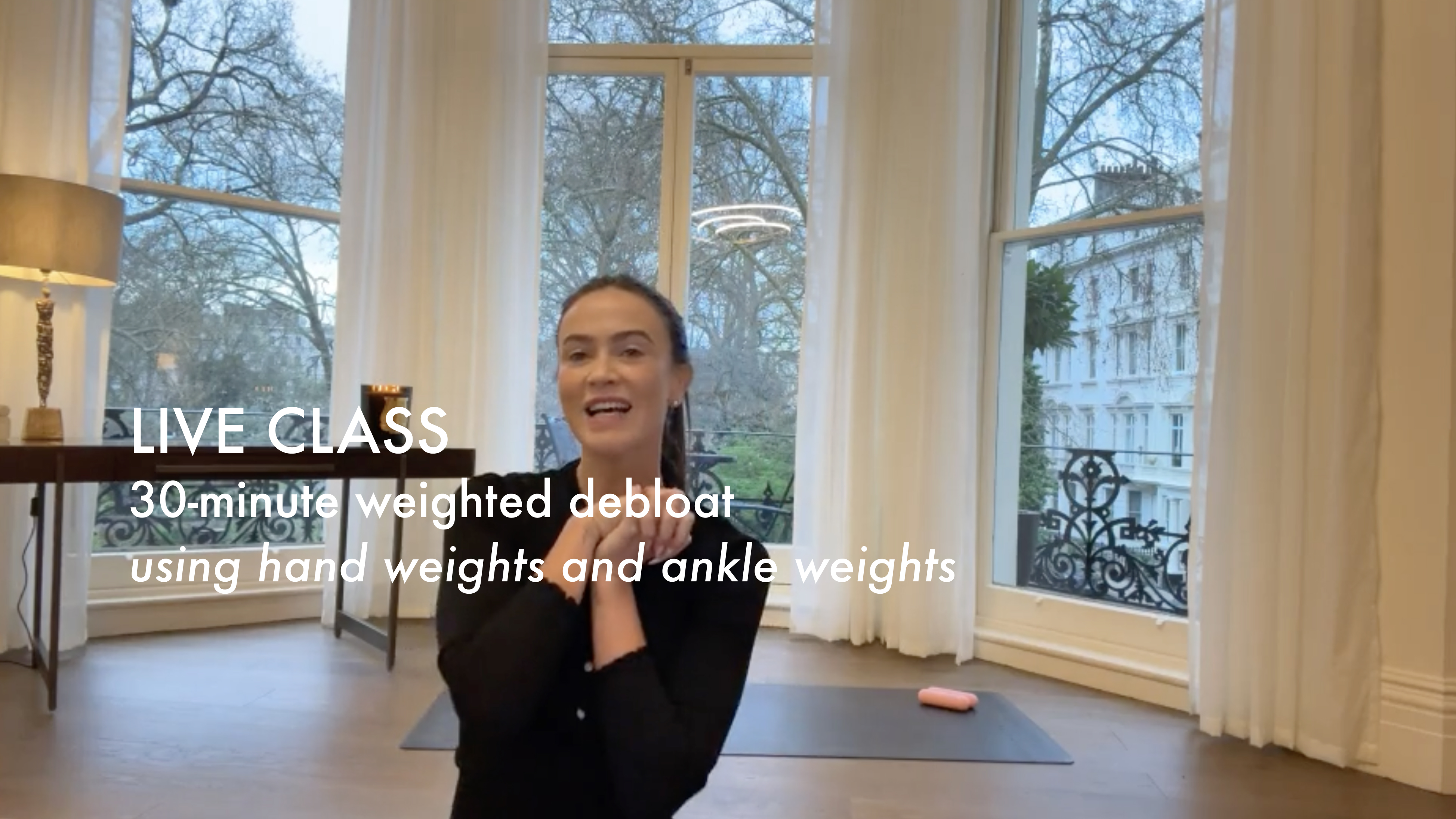 LIVE: 30-minute weighted debloat using hand weights and ankle weights
