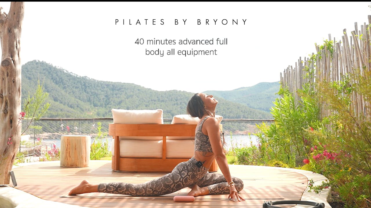 40 minute advanced full body using all equipment Pilates By Bryony