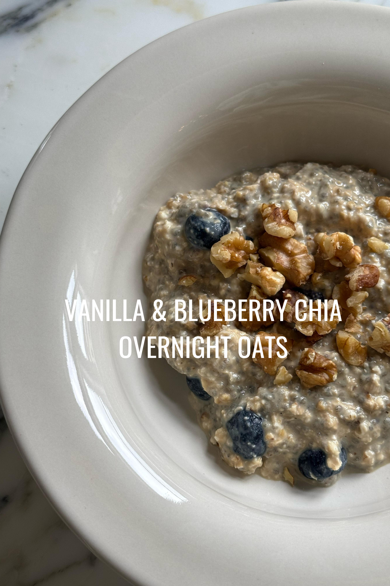 NEW: Vanilla & Blueberry Chia Overnight Oats