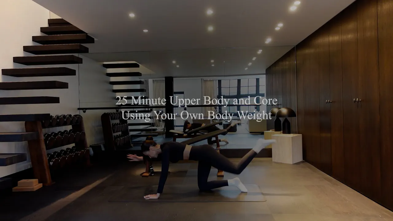 25-minute upper body & core using own bodyweight - Pilates By Bryony