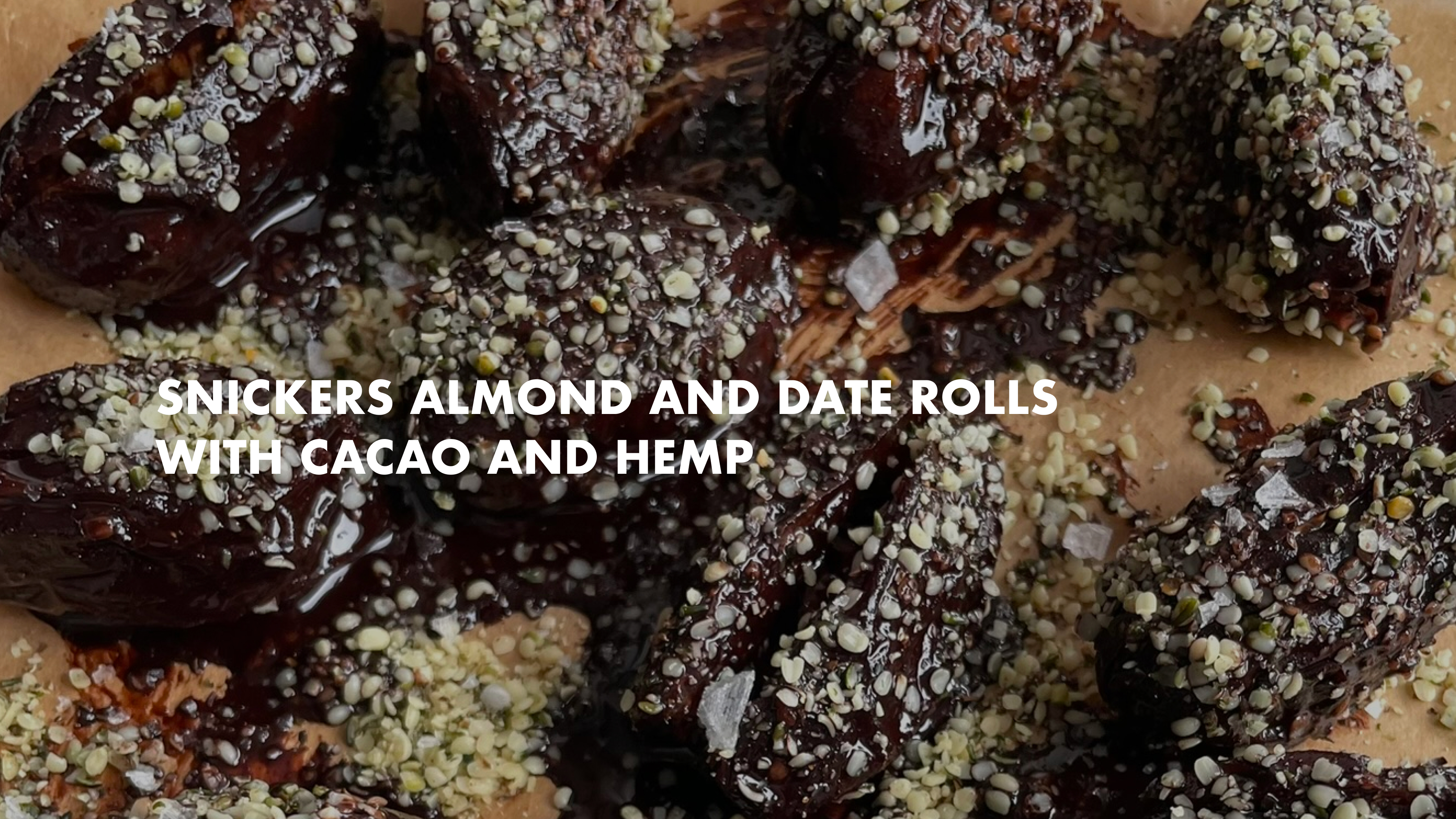 NEW: Snickers Almond and Date Rolls