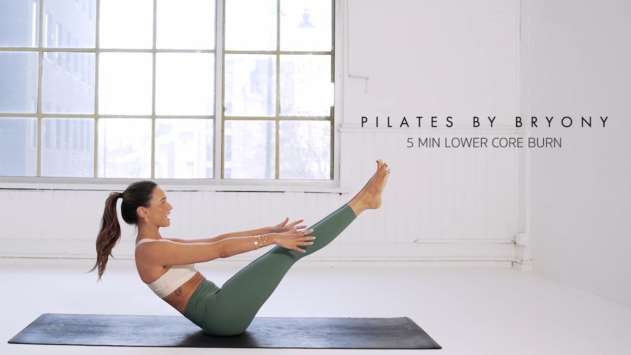 5 minute lower core burn class - Pilates By Bryony