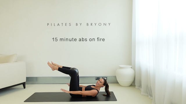 15 minute abs on fire using the ball 