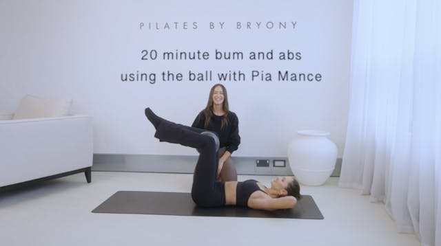 20 minute bum and abs using the ball ...