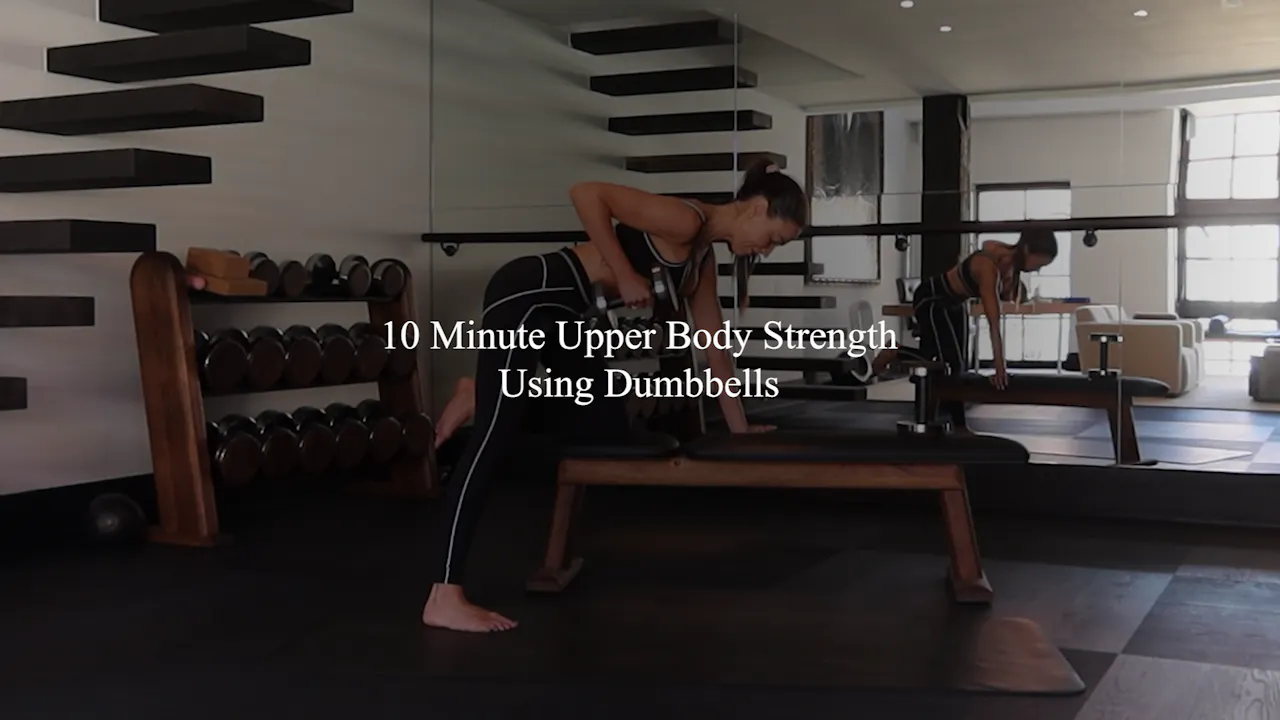 10 minute upper body strength with dumbbells - Under 15 Minutes ...