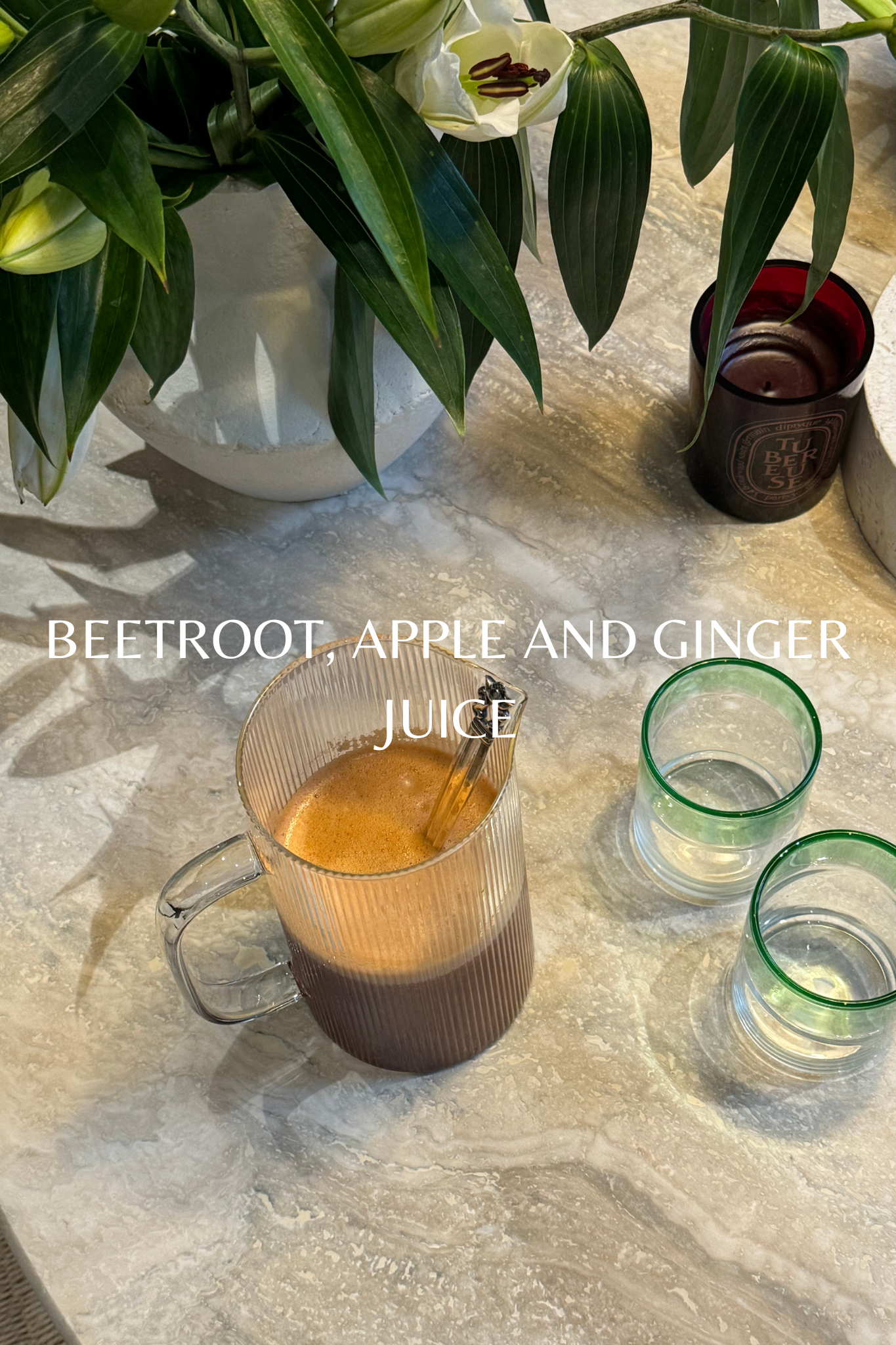 Beetroot, Apple and Ginger Juice 