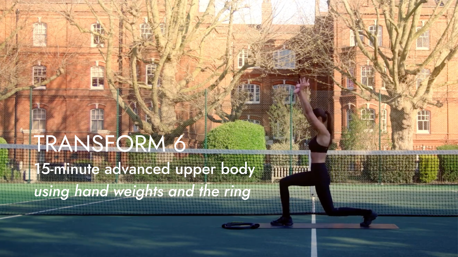 DAY 5 // NEW: 15 minute advanced upper body with hand weights and ring