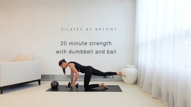 20 minute strength with dumbbell and ...