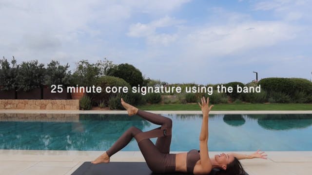 25 minute core signature using the band 