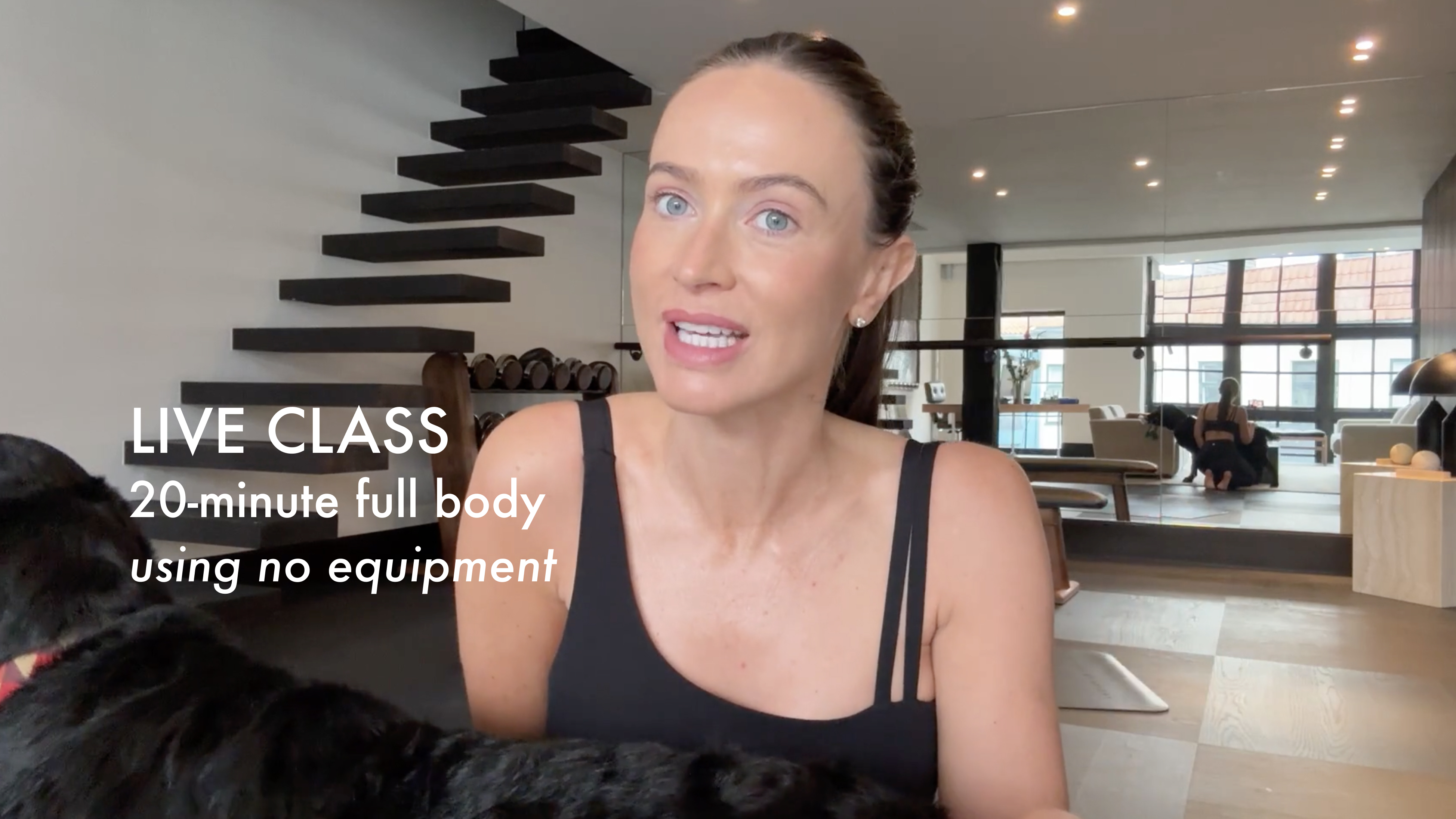 LIVE: 20-minute full body using no equipment