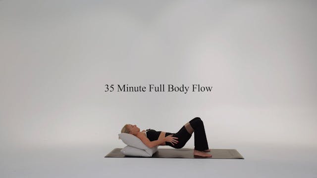 35 minute full body flow using a cush...