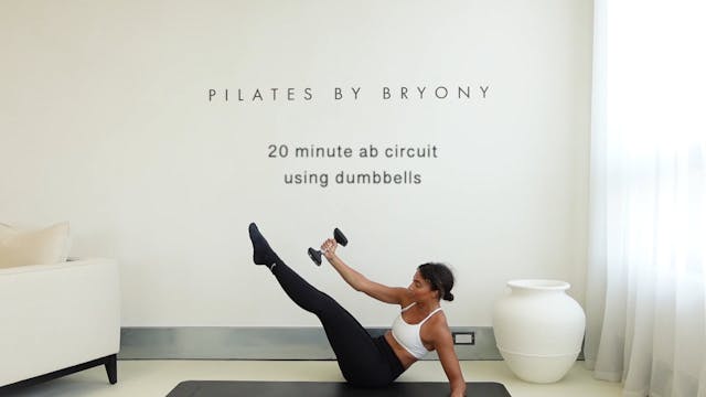 NEW: 20 minute ab circuit using dumbb...