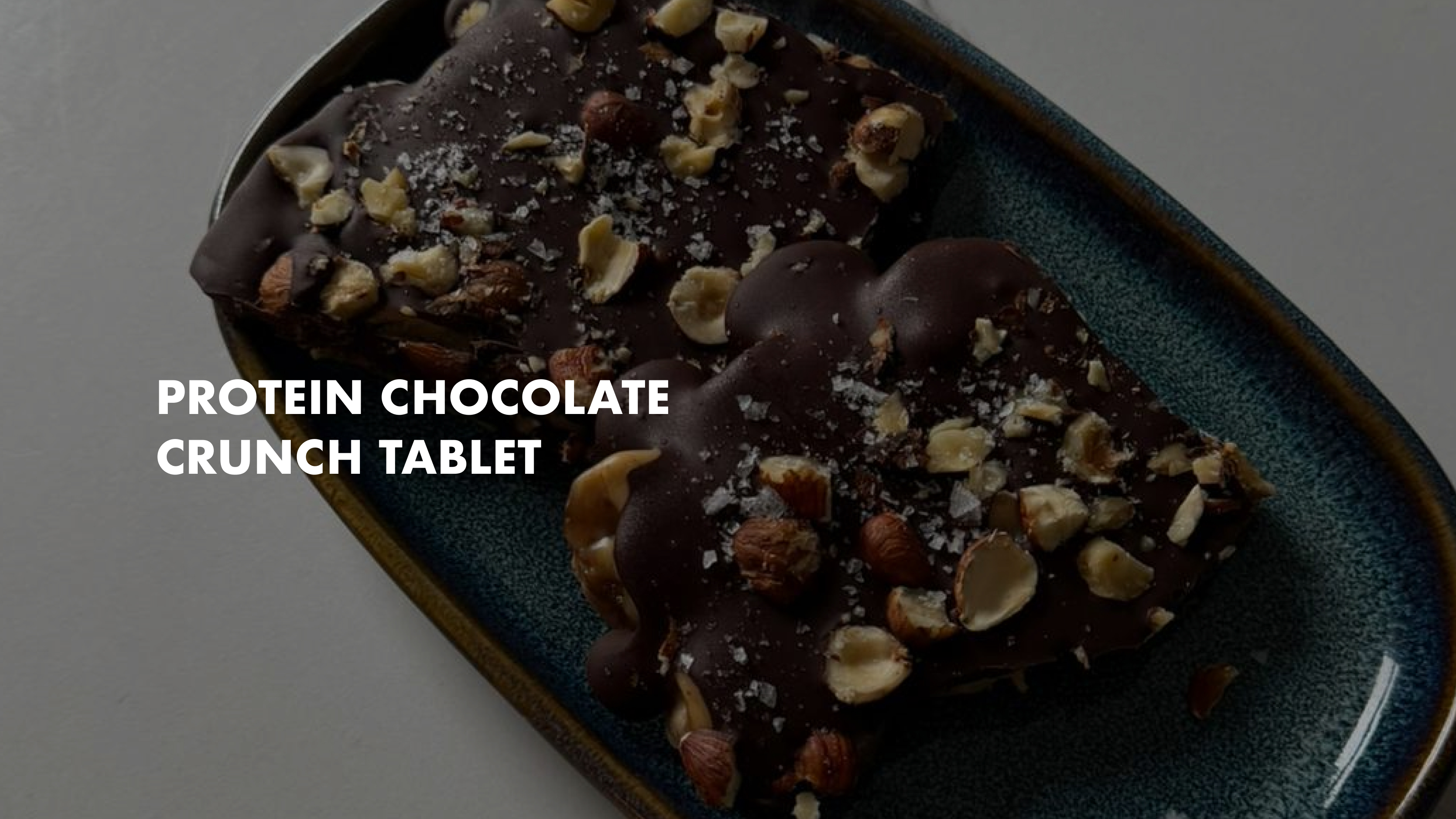 Protein chocolate crunch tablet