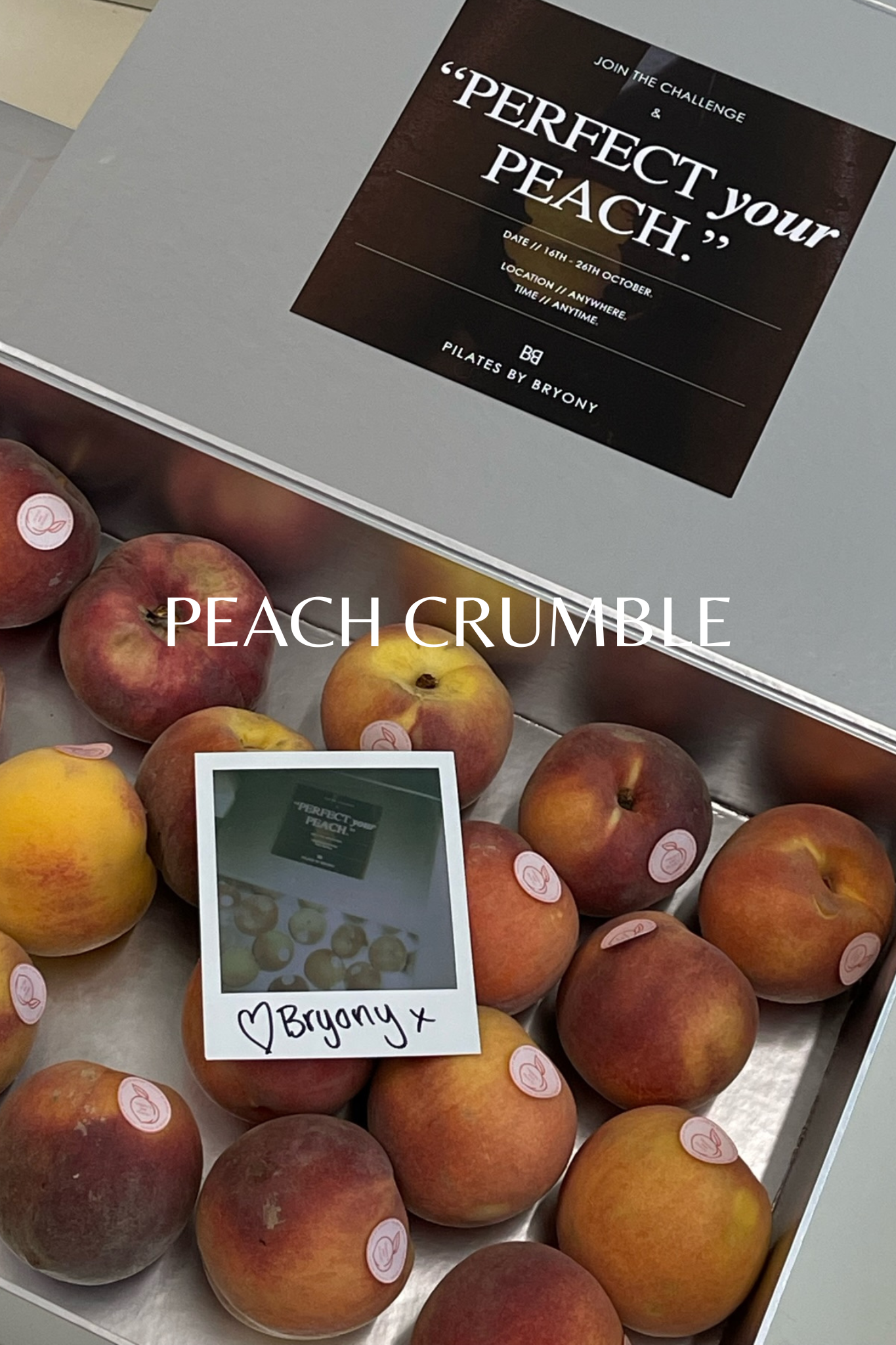 Peach Crumble