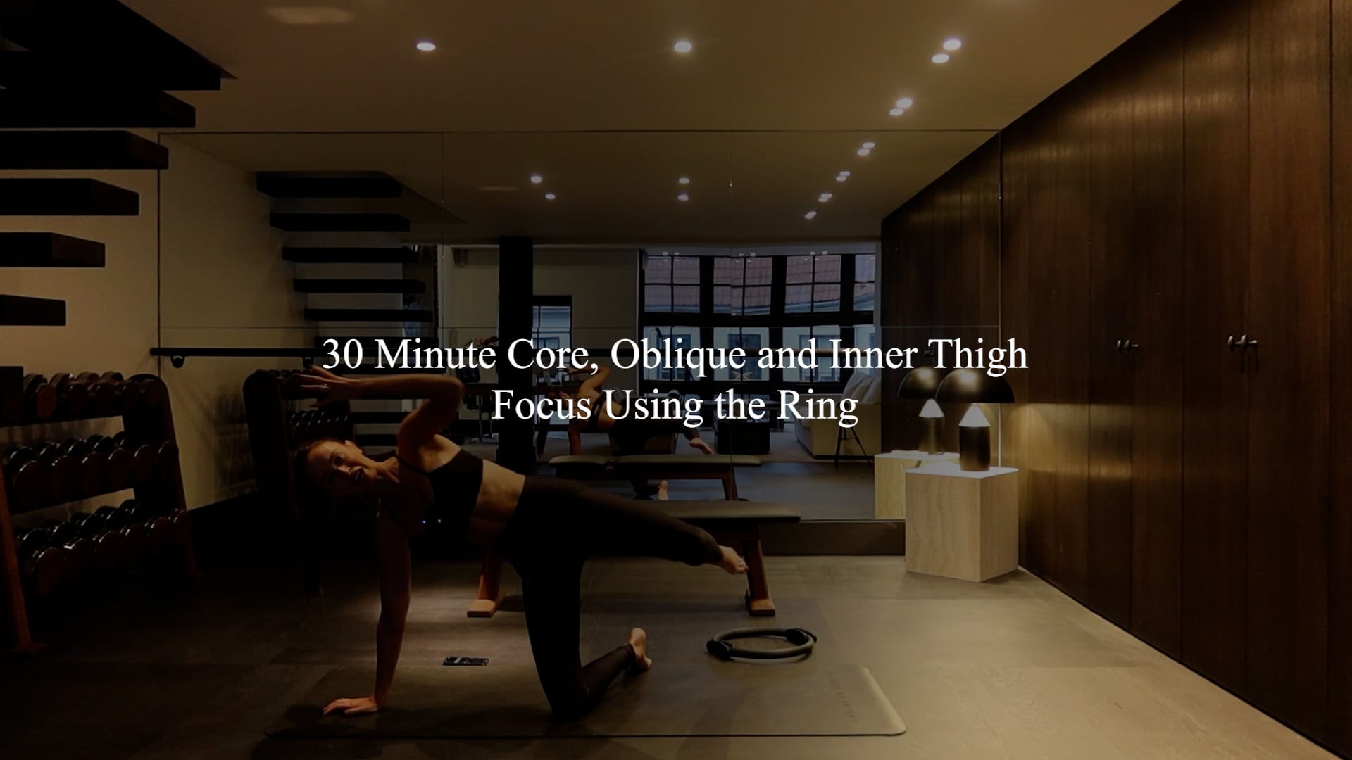 30 minute core, oblique and inner thigh focus using the ring