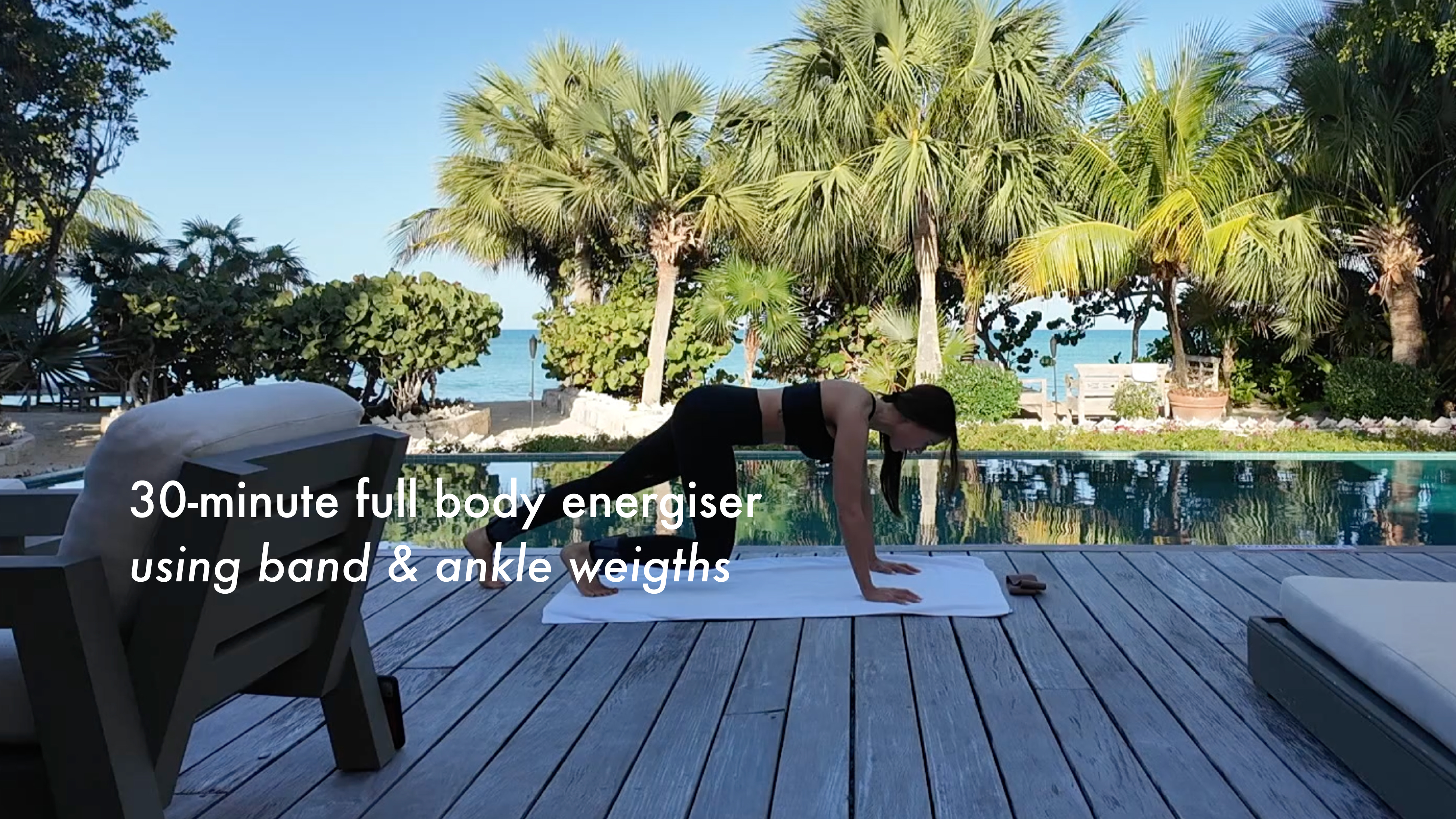 NEW: 30-minute full body energiser using band & ankle weigths
