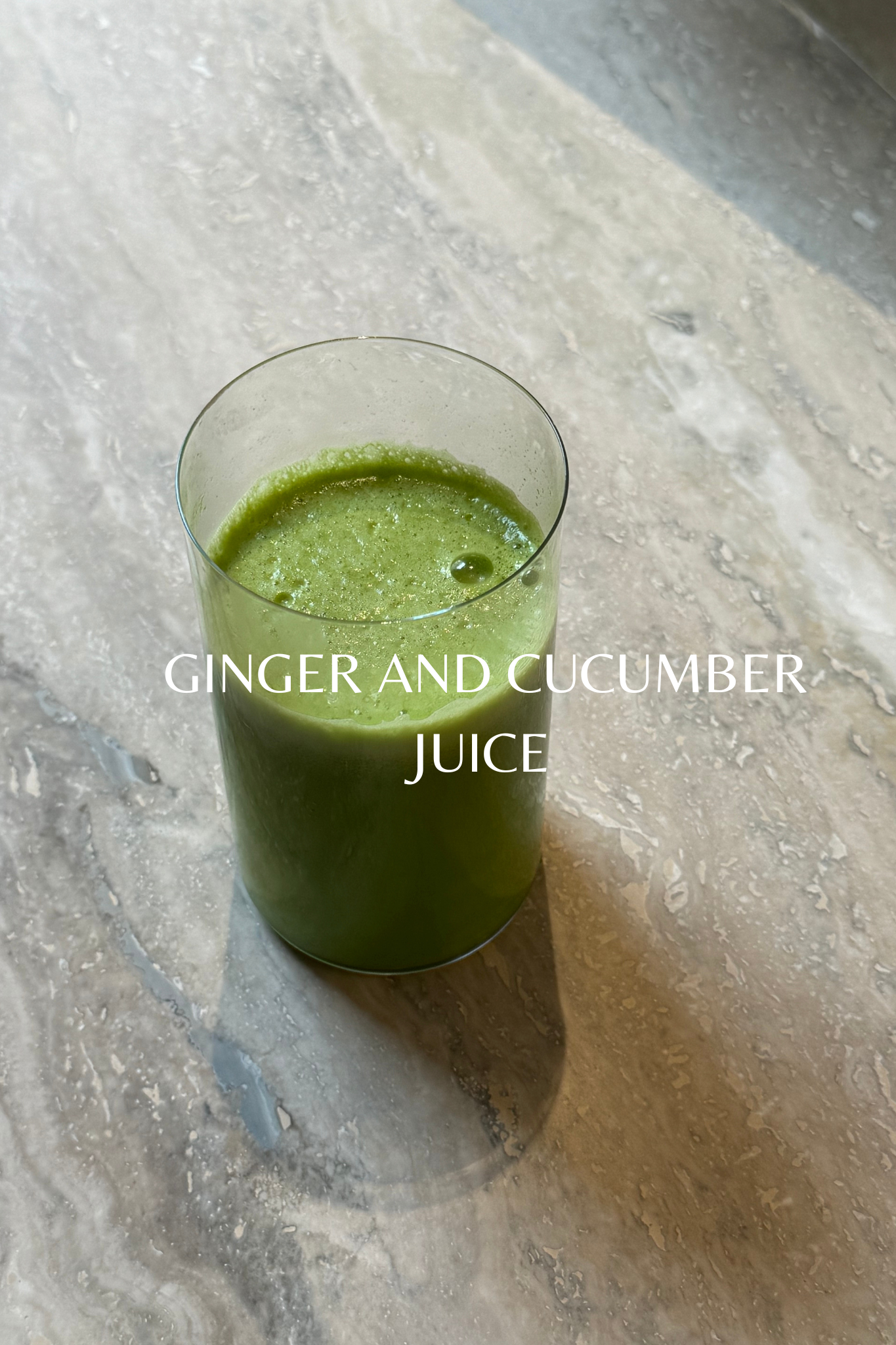 Ginger and Cucumber Juice