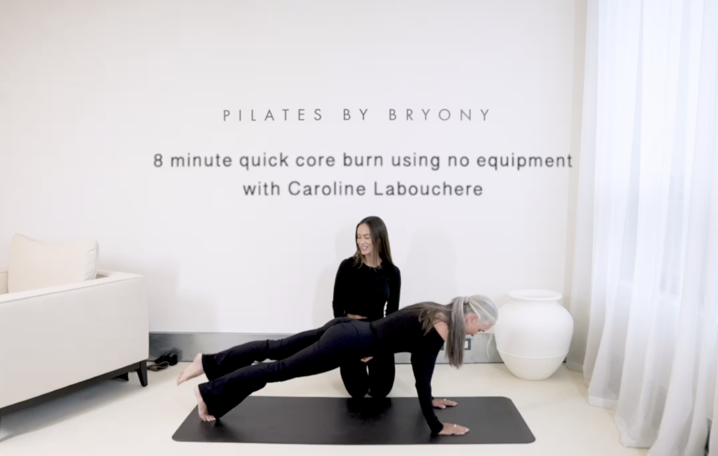 8 minute quick core with Caroline Labouchere