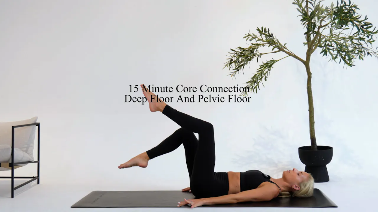 15 minute core connection deep floor - Pilates By Bryony