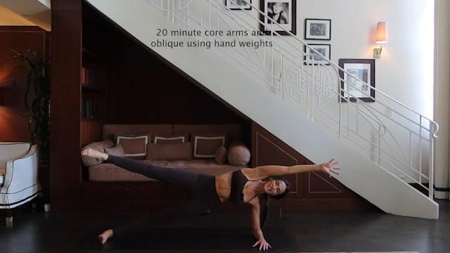 20 minute core, arms, oblique using h...